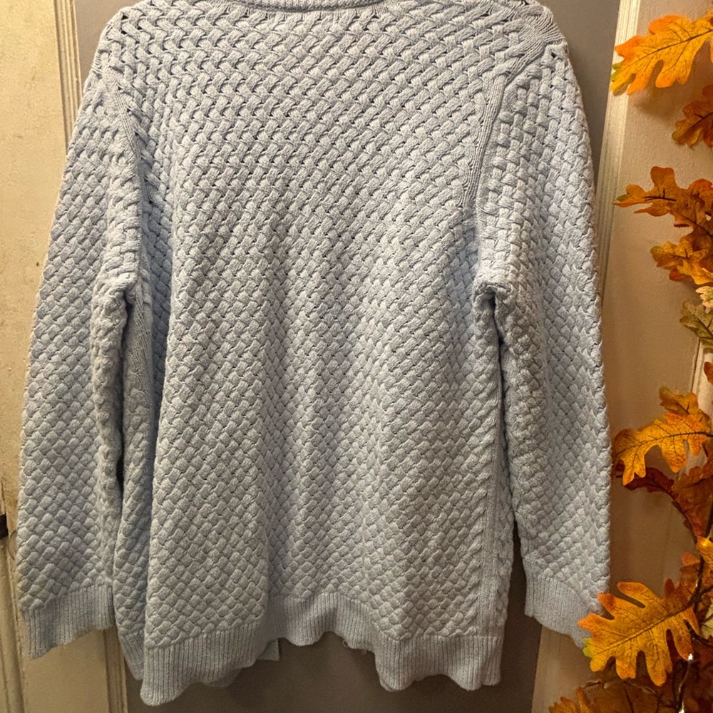 ❤️ 5 for $25! Cozy Blue Knit Cardigan Sweater - Picture 4 of 4